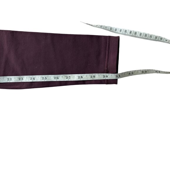 Lululemon Womens Dark Maroon Full-Length Leggings Size 4 - Picture 13 of 13